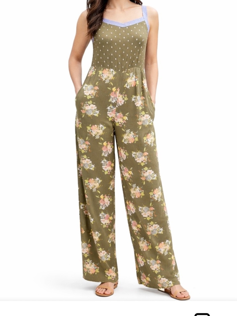 Matilda Jane Lets go Together Work of Art Jumpsuit size Large